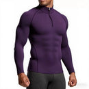 Camiseta Esportiva Masculina de Manga Longa para Academia – Slim Fit, Compressão, Treino e Corrida