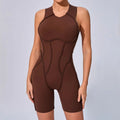 Macacão Esportivo Feminino para Yoga e Fitness, Modelagem Levanta Bumbum, Costas Abertas, Alta Elasticidade, Justo ao Corpo para Academia e Treino
