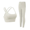 Conjunto Fitness Feminino 2 Peças para Yoga e Academia – Top Esportivo (Sutiã) e Legging com Efeito Push Up para Treino e Pilates