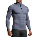 Camiseta Esportiva Masculina de Manga Longa para Academia – Slim Fit, Compressão, Treino e Corrida