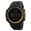 Relógio Digital Esportivo Masculino Estilo Militar com LED Luminoso – Multifuncional