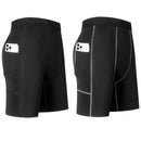 Short Masculino de Compressão de Alta Performance com Bolso – Secagem Rápida e Respirável