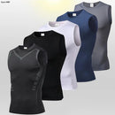 Camiseta Masculina de Compressão em Lycra