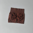 Shorts Esportivos Femininos Levanta Bumbum (Peach Hip), Cintura Alta com Compressão, Modelagem Slim, Secagem Rápida para Corrida e Treino
