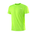 Camiseta Masculina Esportiva de Manga Curta para Academia e Corrida – Secagem Rápida e Absorção de Suor