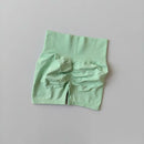 Shorts Esportivos Femininos Levanta Bumbum (Peach Hip), Cintura Alta com Compressão, Modelagem Slim, Secagem Rápida para Corrida e Treino