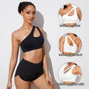 Sutiã Esportivo Push Up Feminino de Um Ombro – Yoga e Fitness