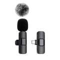 Microfone de Lapela Sem Fio K60 Mini – Para Gravação de Áudio e Vídeo em iPhone, Android e Notebook