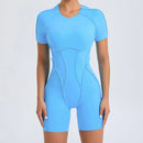 Macacão Esportivo Feminino para Yoga e Fitness, Modelagem Levanta Bumbum, Costas Abertas, Alta Elasticidade, Justo ao Corpo para Academia e Treino