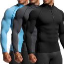 Camiseta Esportiva Masculina de Manga Longa para Academia – Slim Fit, Compressão, Treino e Corrida