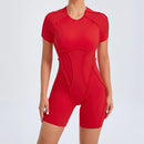 Macacão Esportivo Feminino para Yoga e Fitness, Modelagem Levanta Bumbum, Costas Abertas, Alta Elasticidade, Justo ao Corpo para Academia e Treino