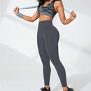 Legging de Yoga Feminina Cintura Alta, Macia, com Controle de Abdômen, para Treino e Corrida