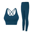Conjunto Fitness Feminino 2 Peças para Yoga e Academia – Top Esportivo (Sutiã) e Legging com Efeito Push Up para Treino e Pilates