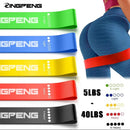 Faixas Elásticas de Resistência para Yoga e Fitness – Bandas de Exercício para Treino, Agachamento, Pernas, Quadril e Alongamento