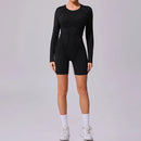 Macacão Esportivo Feminino para Yoga e Fitness, Modelagem Levanta Bumbum, Costas Abertas, Alta Elasticidade, Justo ao Corpo para Academia e Treino