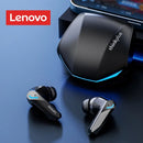 Fone de Ouvido Sem Fio Lenovo GM2 Pro TWS Hi-Fi Estéreo com Baixa Latência – Modo Duplo para Games e Música