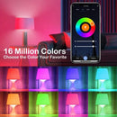 Caixa de Som Bluetooth LED 12W com Controle Remoto, Luzes Coloridas