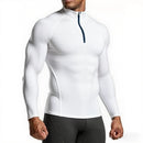 Camiseta Esportiva Masculina de Manga Longa para Academia – Slim Fit, Compressão, Treino e Corrida