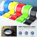 Faixas Elásticas de Resistência para Yoga e Fitness – Bandas de Exercício para Treino, Agachamento, Pernas, Quadril e Alongamento