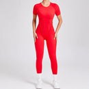 Macacão Esportivo Feminino para Yoga e Fitness, Modelagem Levanta Bumbum, Costas Abertas, Alta Elasticidade, Justo ao Corpo para Academia e Treino