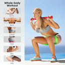 Faixas Elásticas de Resistência para Yoga e Fitness – Bandas de Exercício para Treino, Agachamento, Pernas, Quadril e Alongamento