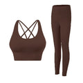 Conjunto Fitness Feminino 2 Peças para Yoga e Academia – Top Esportivo (Sutiã) e Legging com Efeito Push Up para Treino e Pilates