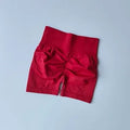 Shorts Esportivos Femininos Levanta Bumbum (Peach Hip), Cintura Alta com Compressão, Modelagem Slim, Secagem Rápida para Corrida e Treino