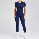Macacão Esportivo Feminino para Yoga e Fitness, Modelagem Levanta Bumbum, Costas Abertas, Alta Elasticidade, Justo ao Corpo para Academia e Treino