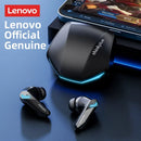 Fone de Ouvido Sem Fio Lenovo GM2 Pro TWS Hi-Fi Estéreo com Baixa Latência – Modo Duplo para Games e Música