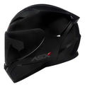 Capacete UNISEX Asx City Preto Fosco Viseira Desenho Solido Tamanho Do Capacete 64